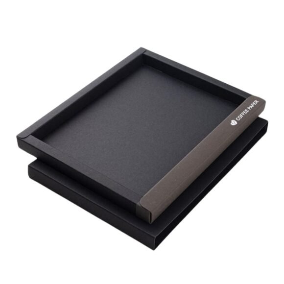A5 Hard Cover Notebook & Pen Set - Coffee Paper - Image 6