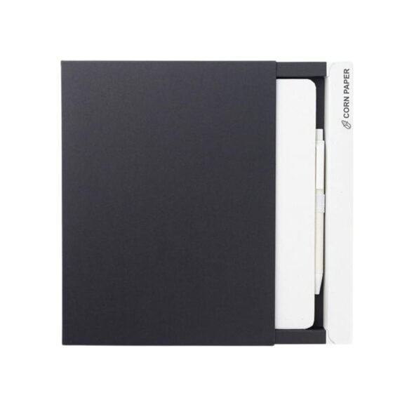 5 Hard Cover Notebook & Pen Set - Corn Paper - Image 6
