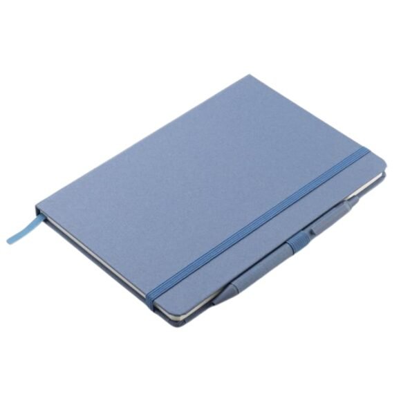A5 Hard Cover Notebook & Pen Set - Lavender Paper - Image 6