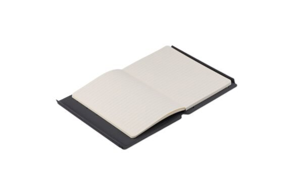 Sustainable Gift Set with Refillable Notebook, Pen & USB Keychain - Black - Image 2