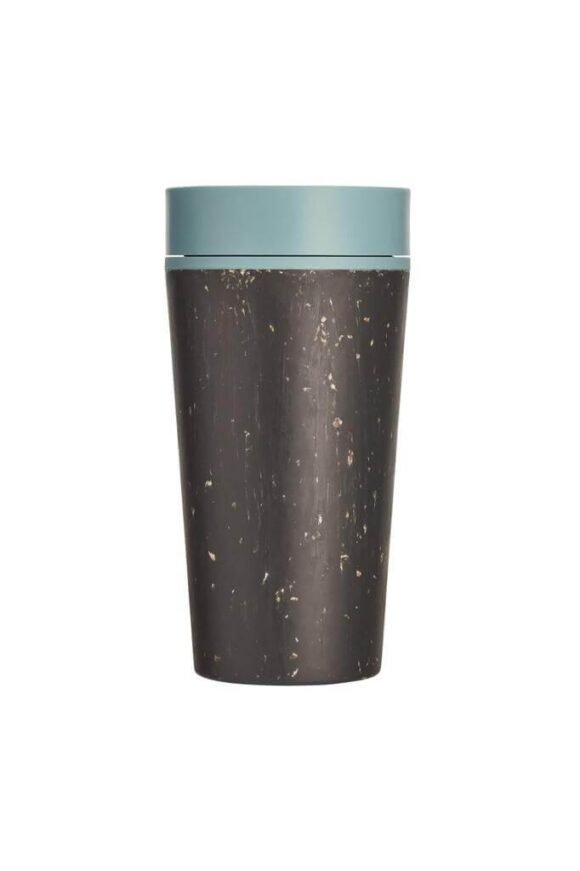 Circular Cup 12oz Black & Faraway Blue - Image 3