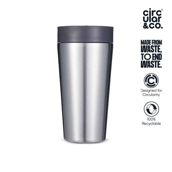 Recycled Stainless Steel Cup 12oz - Image 2