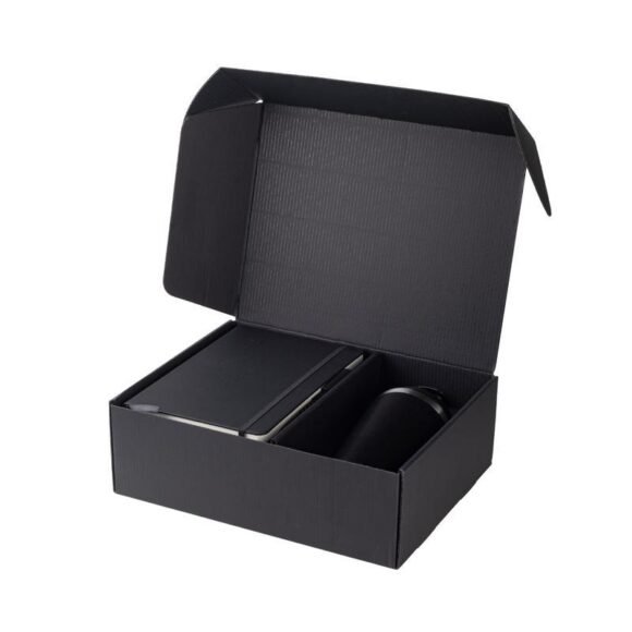 Giftology Set of Double Walled Tumbler, A5 Notebook and Pen - Image 5