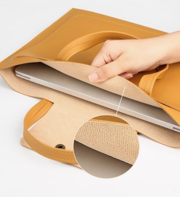 Portable PU Laptop Briefcase for Men & Women - Image 2