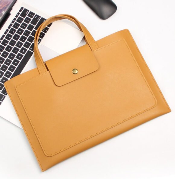 Portable PU Laptop Briefcase for Men & Women