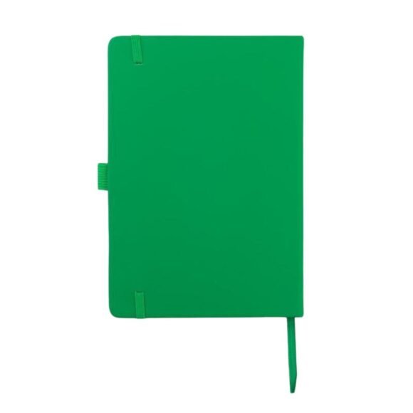 A5 PU Notebook with Pen Loop - Green - Image 2