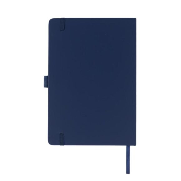 A5 PU Notebook with Pen Loop - Navy Blue - Image 5