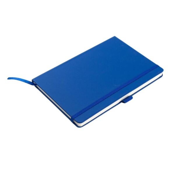 A5 PU Notebook with Pen Loop - Royal Blue - Image 2