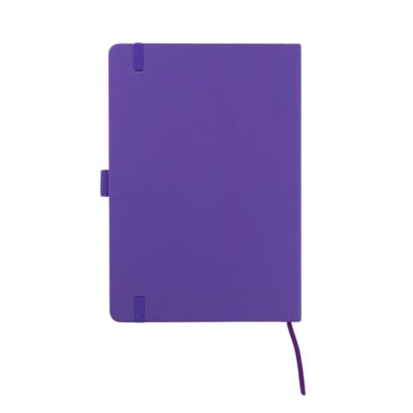 A5 PU Notebook with Pen Loop - Violet - Image 2