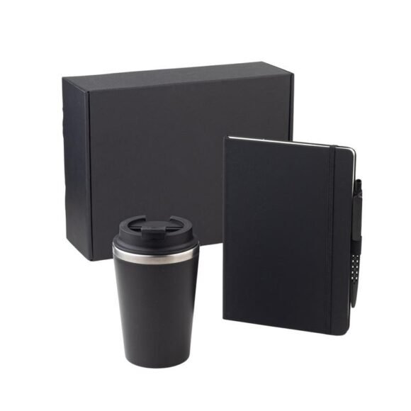 Giftology Set of Double Walled Tumbler, A5 Notebook and Pen - Image 6