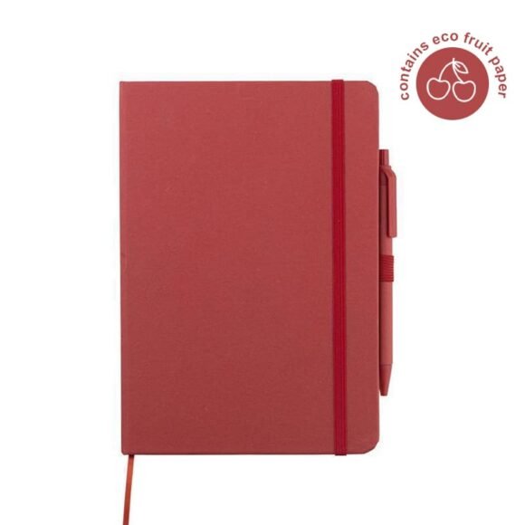 A5 Hard Cover Notebook & Pen Set - Cherry Paper