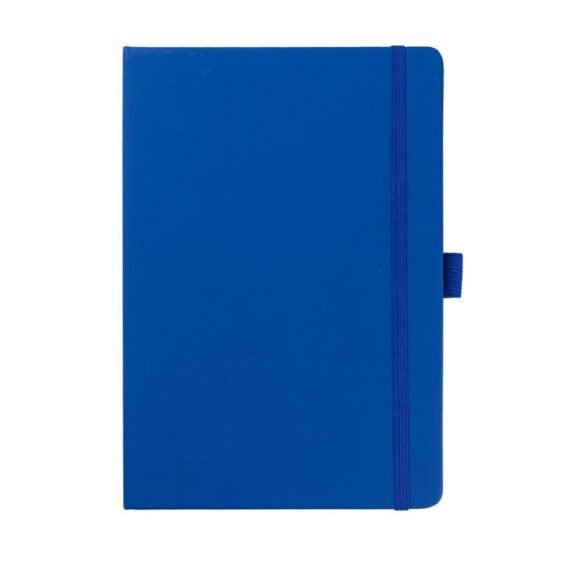 A5 PU Notebook with Pen Loop - Royal Blue