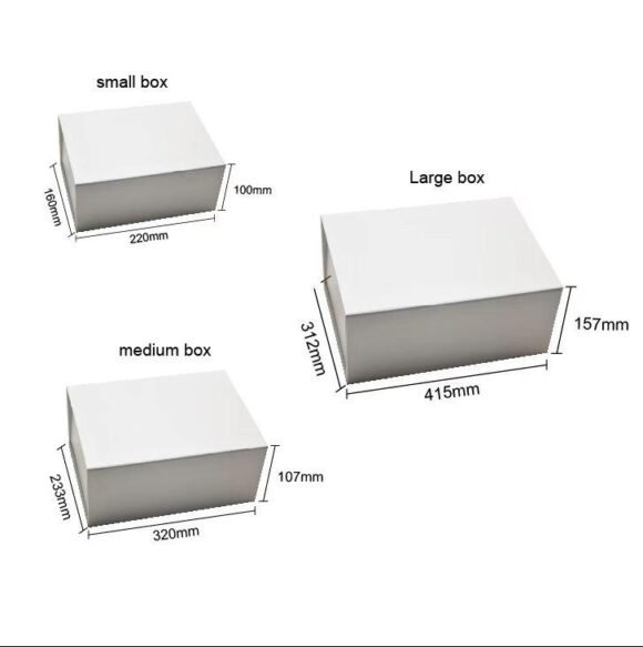 Flat Foldable Magnetic Gift Box – Premium Cardboard Packaging - Image 3