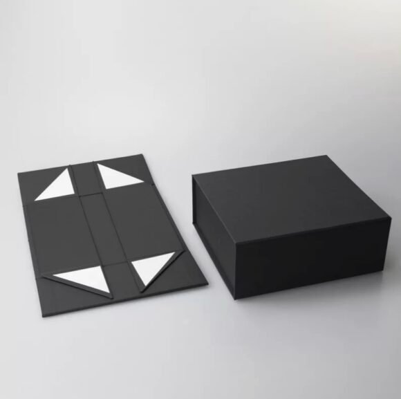 Flat Foldable Magnetic Gift Box – Premium Cardboard Packaging - Image 2