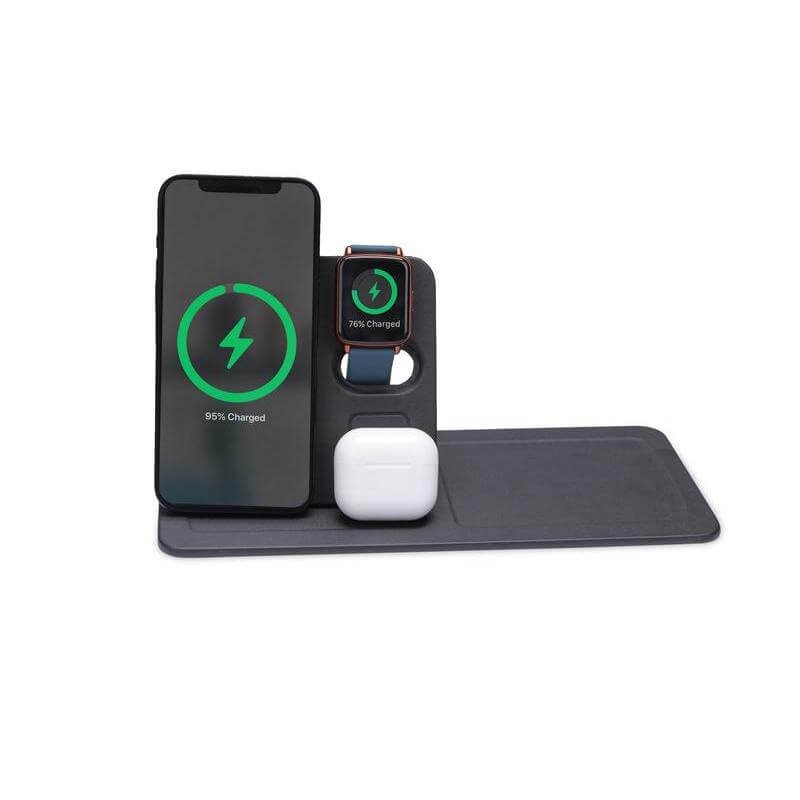 3-in-1 Magnetic Wireless Charger Desk Tray Set - Image 3
