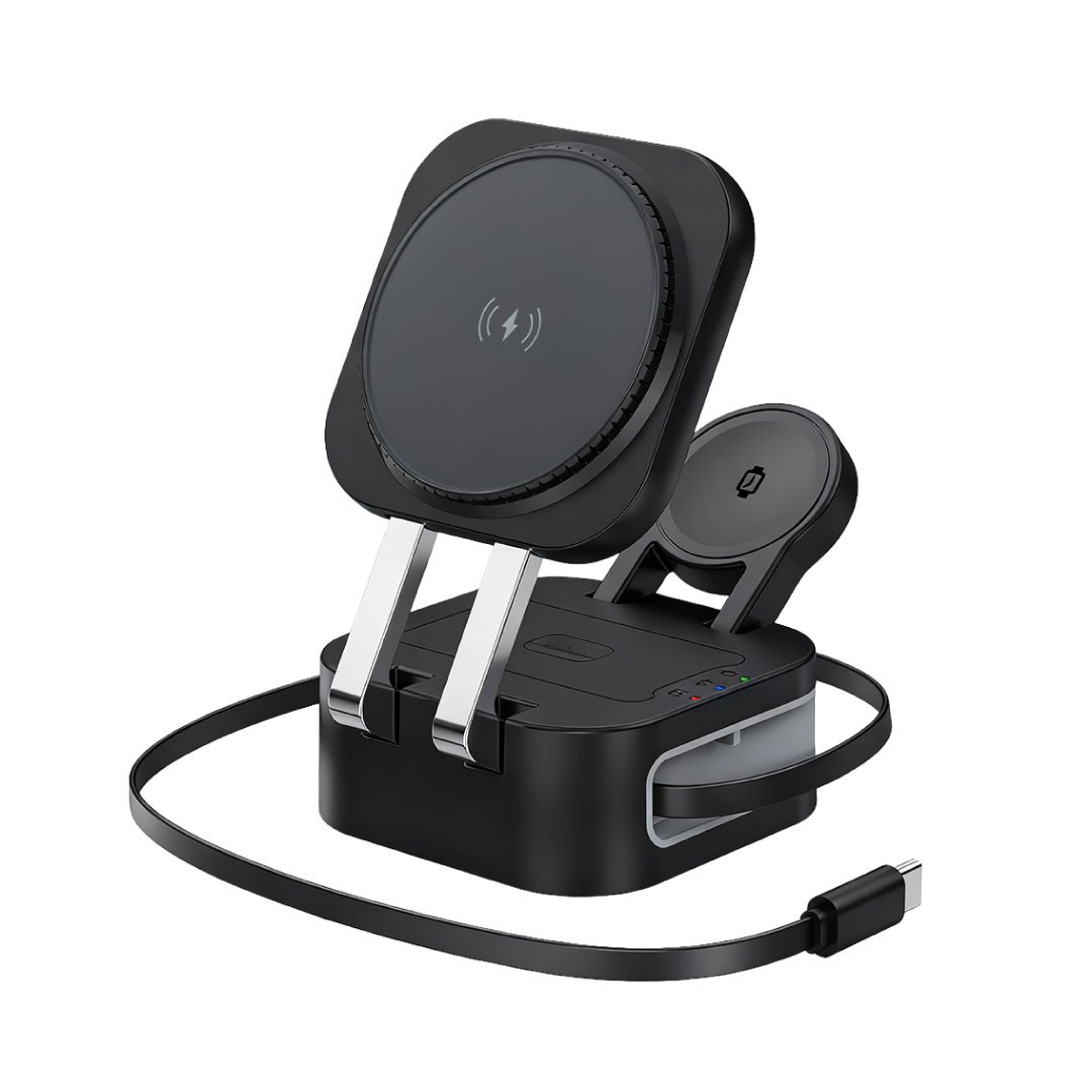 4 in 1 Foldable Wireless Fast Charging Station