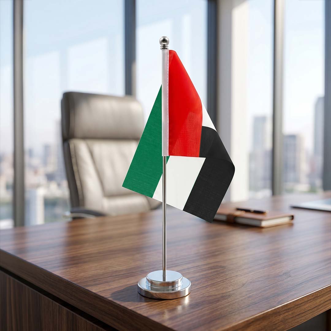 UAE Desk Flag - Image 2
