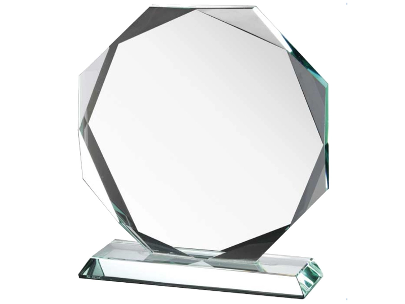 Premium Faceted Crystal Award – Large