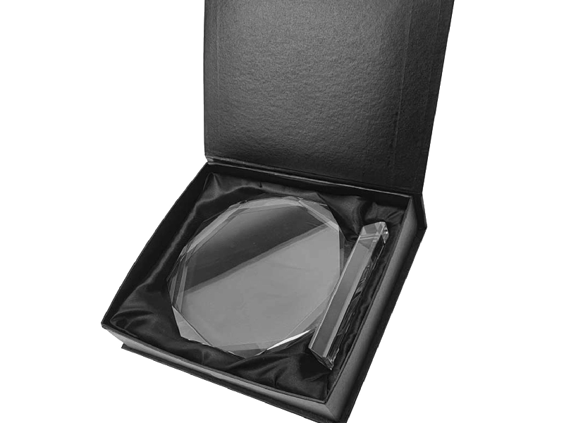 Premium Faceted Crystal Award – Medium Size - Image 4