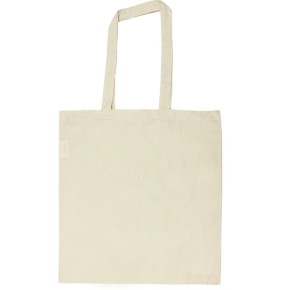 Cotton Shopping Bag with Long Handles
