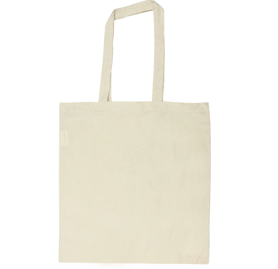 Cotton Shopping Bag with Long Handles