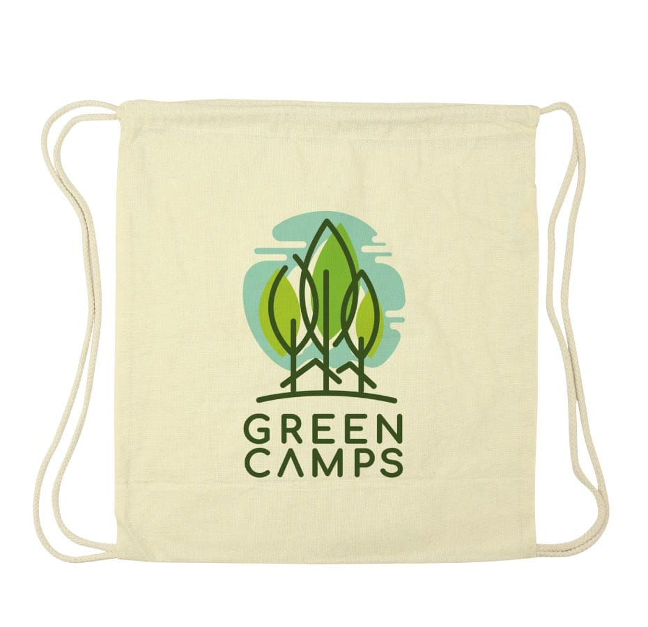 Cotton Canvas Drawstring Bag - Image 2