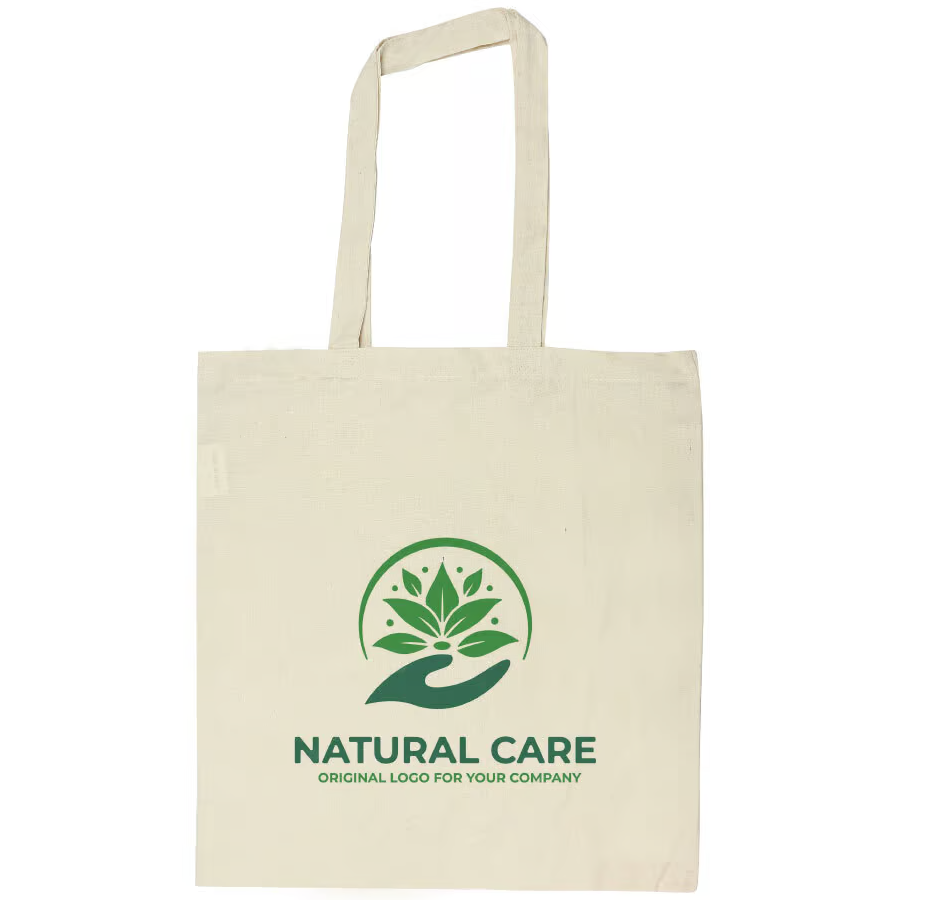Cotton Shopping Bag with Long Handles - Image 2
