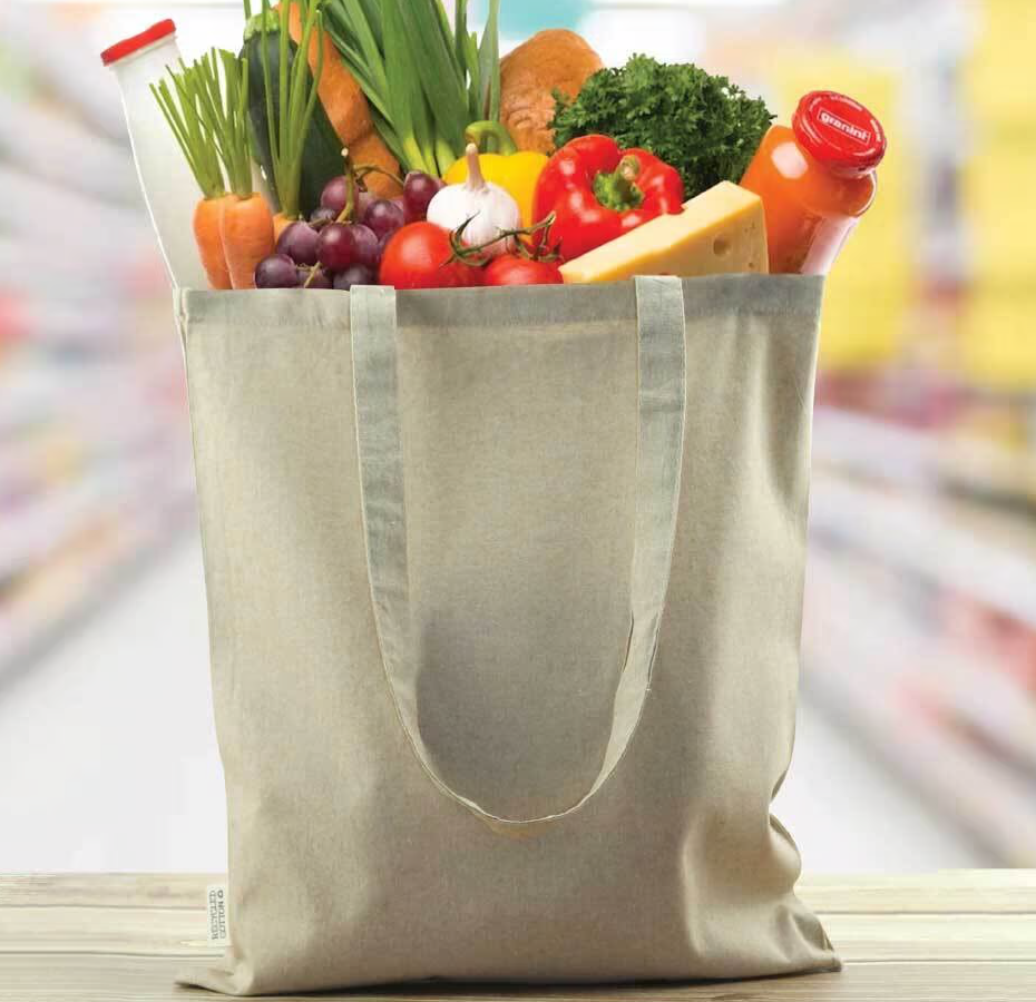 Cotton Shopping Bag with Long Handles - Image 3