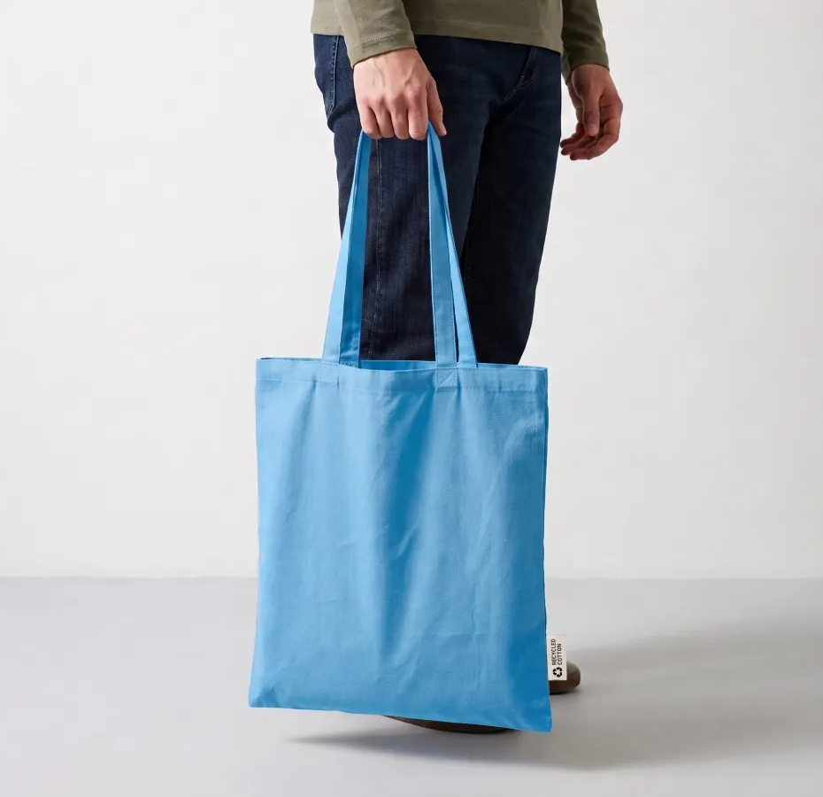 Custom Recycled Cotton Shopping Bags - Image 2
