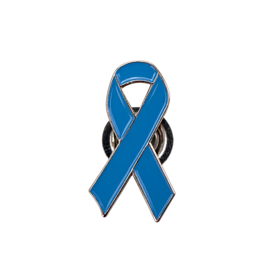 Prostate Cancer Awareness Metal Badge with Magnet