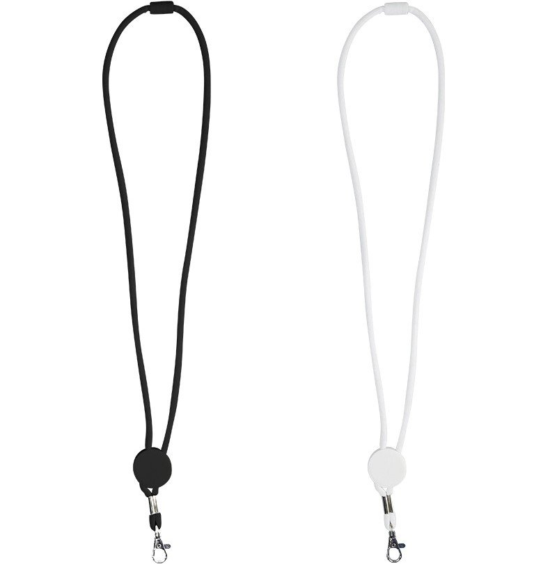 Soft Lanyard with Epoxy Badge & Safety Clip