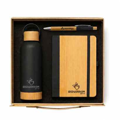 Black Bamboo Corporate Gift Set