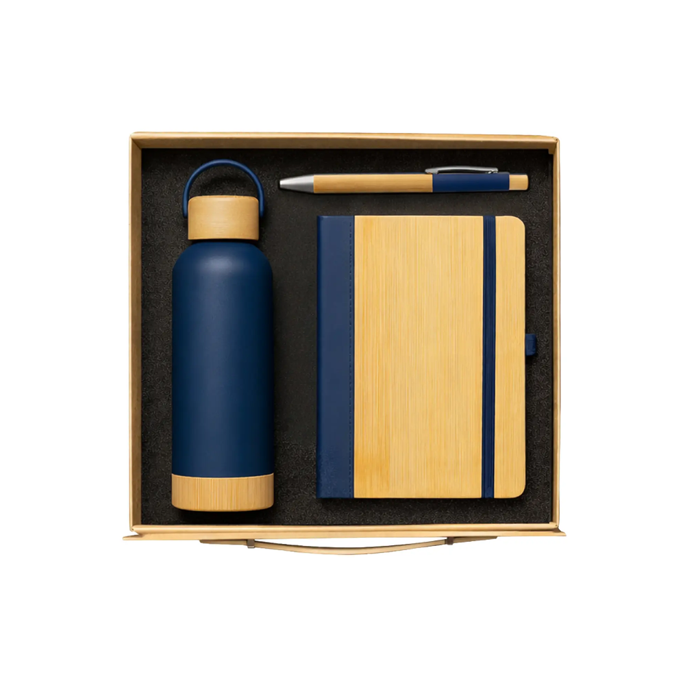 EcoBlend Trio Corporate Gift Set – Blue - Image 2
