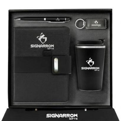 Black 4-Piece Corporate Gift Set
