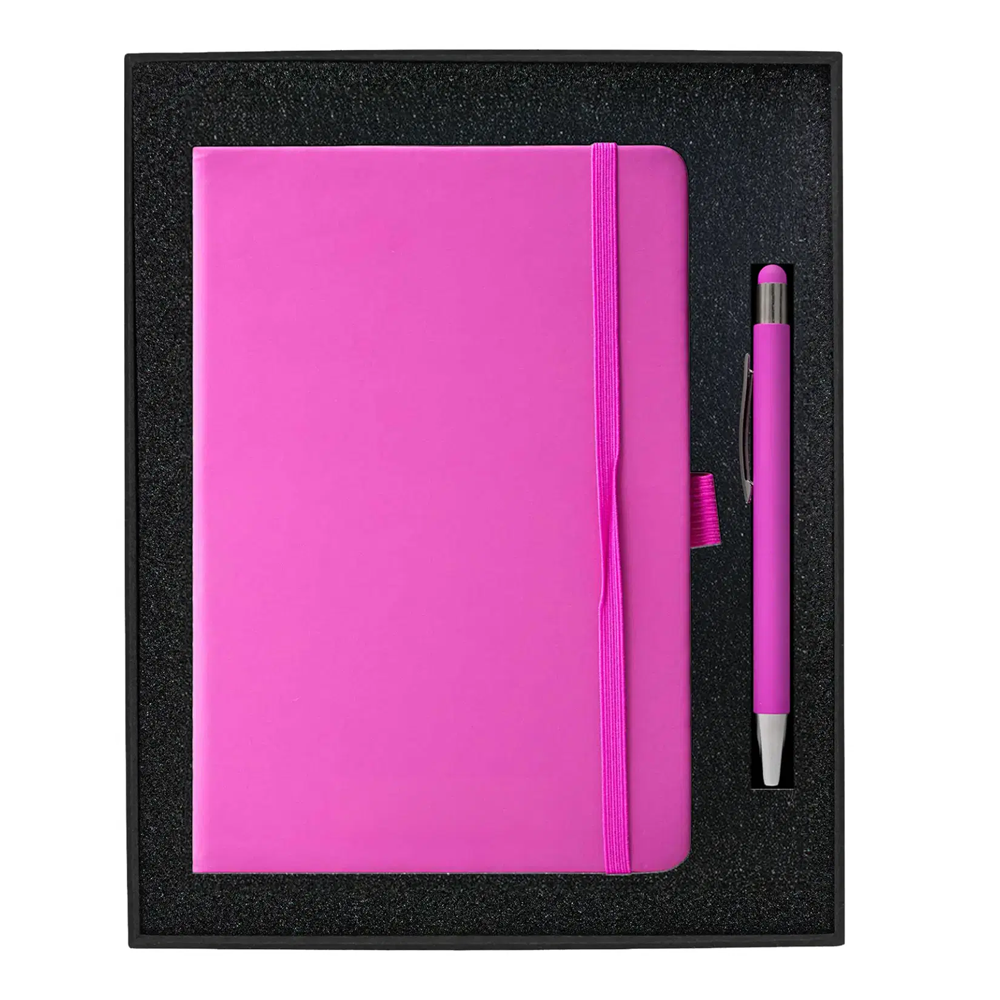 Pink Notebook & Pen Gift Set - Image 2
