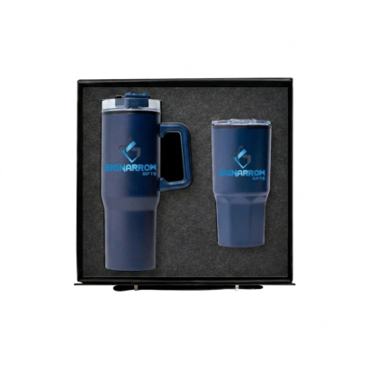 TwinShade Sip Set Drinkware Corporate Gift Set – Blue