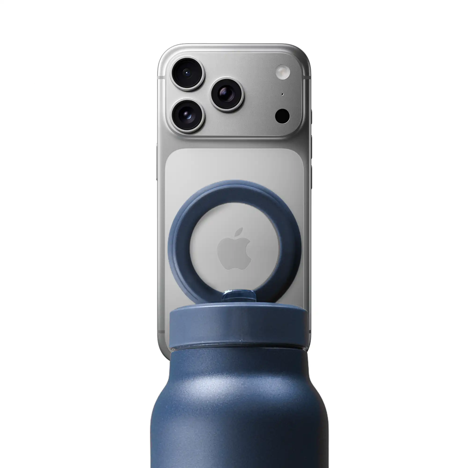 Magnetic Compatible Insulated Water Bottle – Blue - Image 2