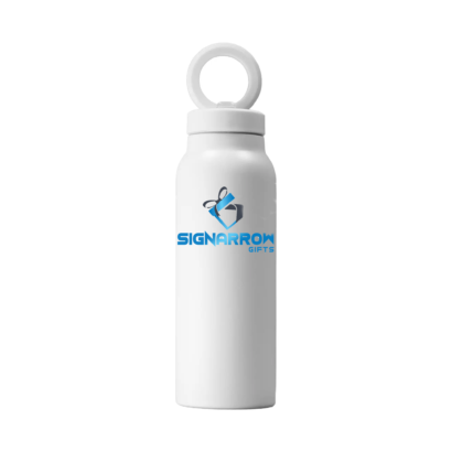 Magnetic Compatible Insulated Water Bottle – White