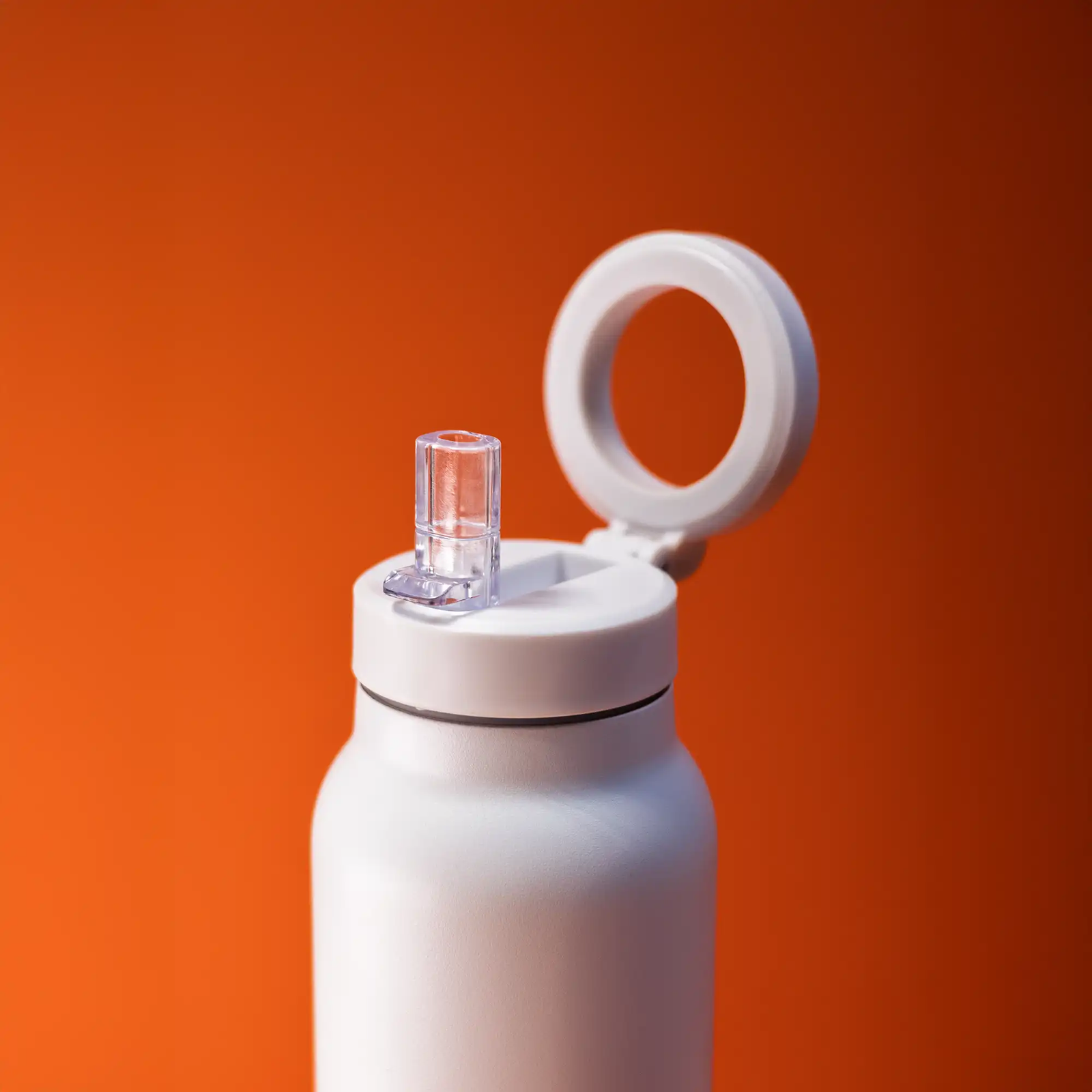 Magnetic Compatible Insulated Water Bottle – White - Image 4