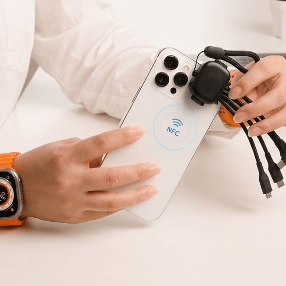5-in-1 Fast Charging Cable with Smart NFC Sharing - Image 3