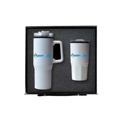TwinShade Sip Set Drinkware Corporate Gift Set White