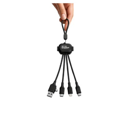 5-in-1 Fast Charging Cable with Smart NFC Sharing